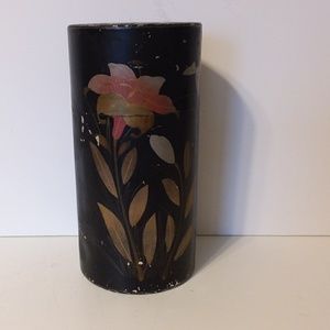 Vintage Japanese Metal Tea Caddy